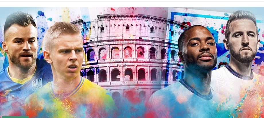 Shaxda Rasmiga Ah Ee England vs Ukraine – Jadon Sancho & Mount Oo