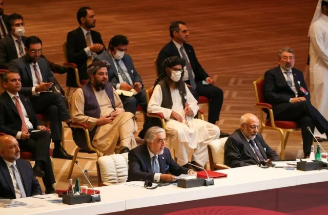 Taliban, Kabul officials hold talks in Qatar as