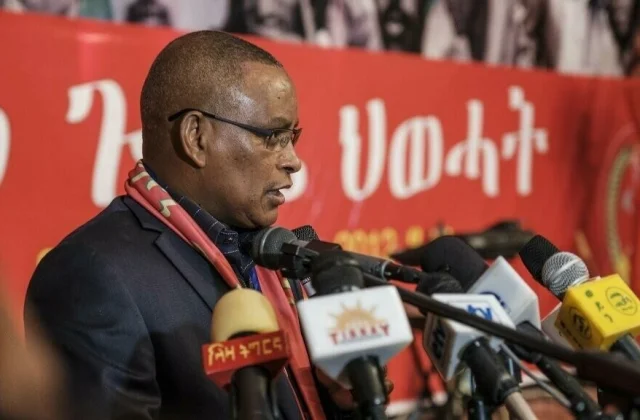 Tigray chief Debretsion Gebremichael leaves