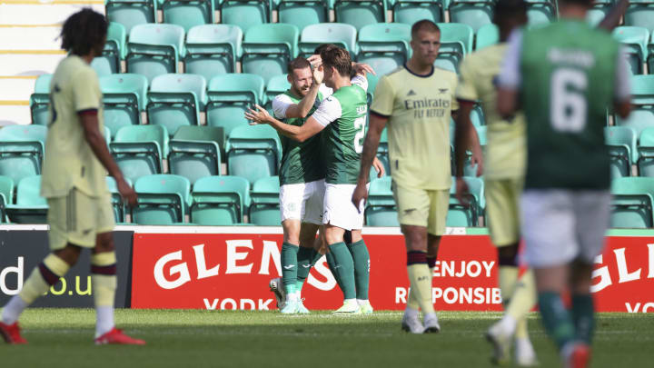 Twitter reacts when the Gunners lose to Hibernian