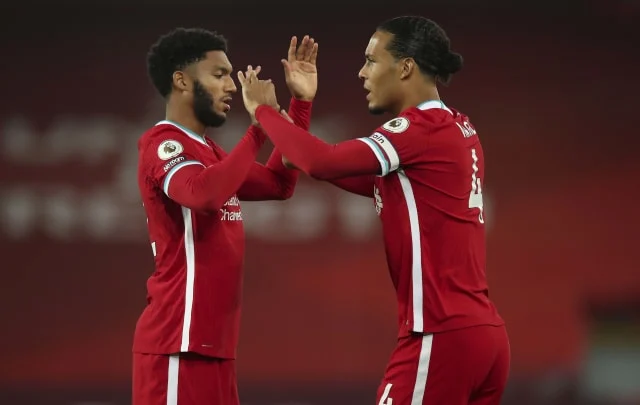 Virgil van Dijk & Joe Gomez damage updates