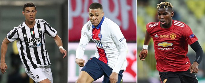 WARBIXIN: Min Paul Pogba, Ronaldo Ilaa Mbappe – 10-ka Saxeex Ee Ugu