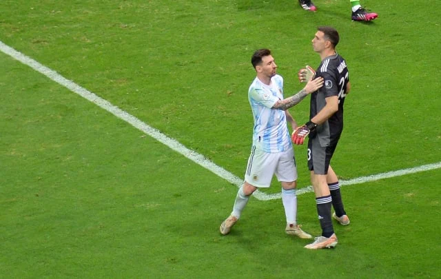 What Lionel Messi said to Yerry Mina after a penalty miss