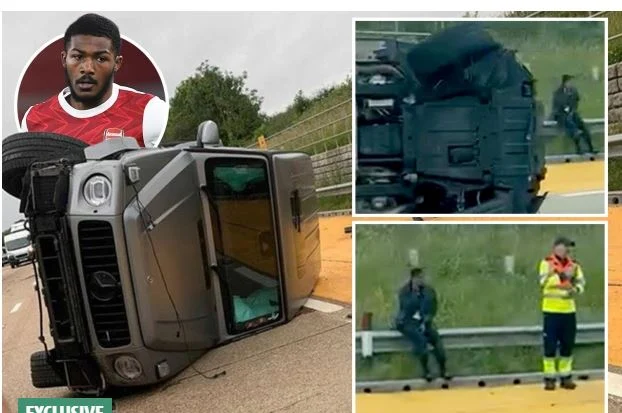 Xiddiga Arsenal Ee Maitland-Niles Oo Galay Shil Baabuur Oo Halis Ah –