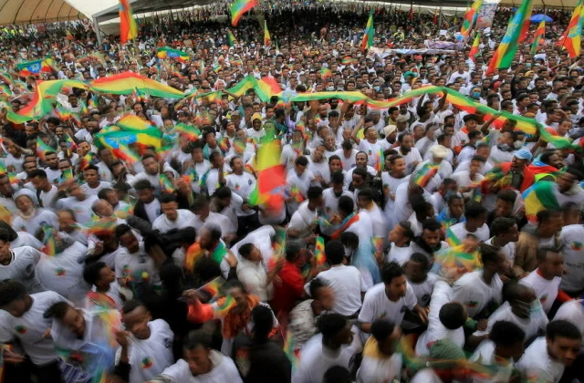 a gathering in Addis Ababa to rent