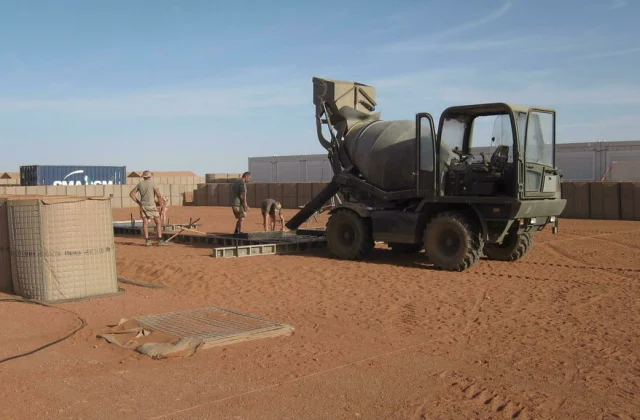 in Niger, a training camp for the forces