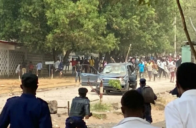 tensions in Kinshasa after a student was killed