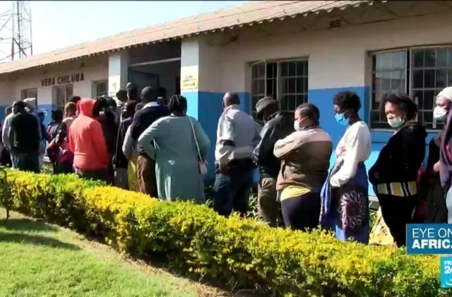 Zambians vote in a fierce presidential battle