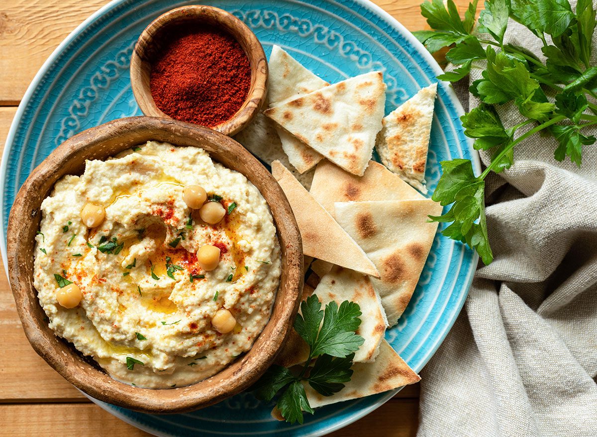 hummus pita chips