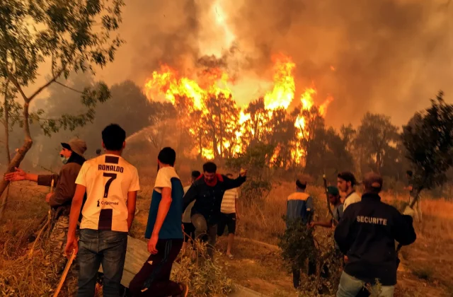 Algeria mourns dozens killed in destructive fires