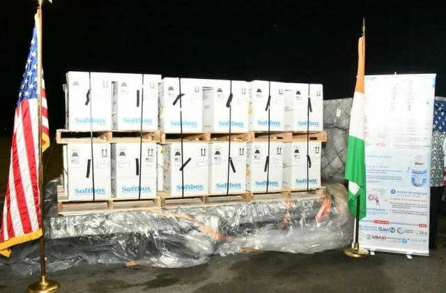 Côte d’Ivoire receives 1.6 million doses of vaccines from