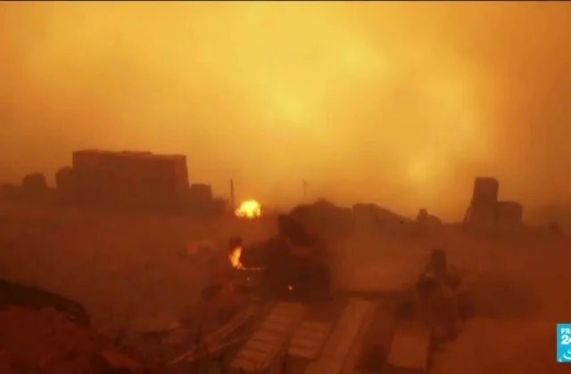 Deadly forest fires are raging over the Kabylie region of Algeria