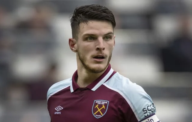 Declan Rice dissatisfied with the price of 100 million pounds