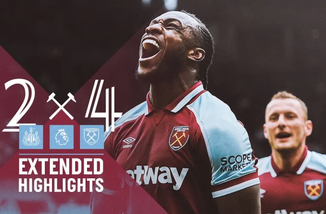 EXTENDED HIGHLIGHTS |  NEWCASTLE UNITED 2-4 WEST HAM UNITED