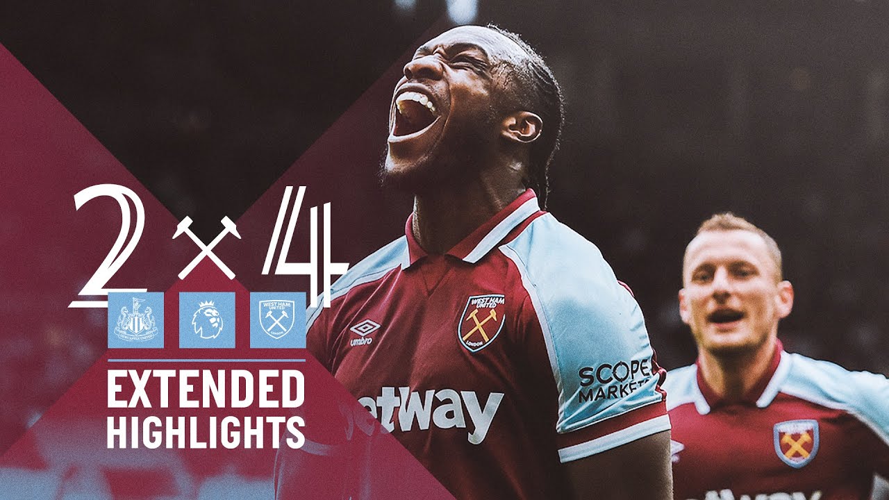 EXTENDED HIGHLIGHTS |  NEWCASTLE UNITED 2-4 WEST HAM UNITED