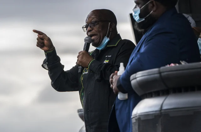 Former South African President Zuma was arrested