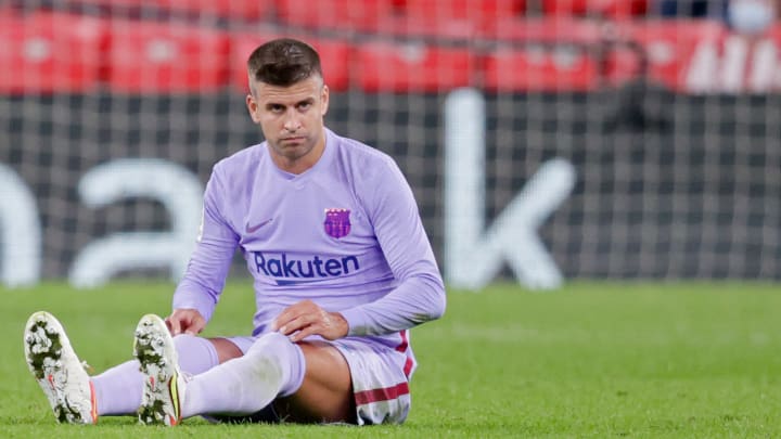 Gerard Pique picks up calf injury