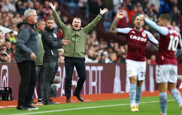 How Aston Villa reacted to Dean Smith during the Newcastle victory