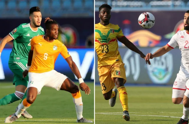 Ivory Coast-Algeria, Tunisia-Mali, Morocco-Ghana, the matches