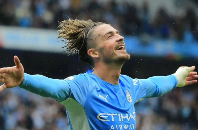 Manchester City 5-0 Norwich City: Grealish on target as champions take off