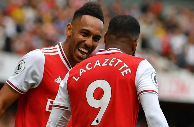 Miyay Aubameyang Iyo Lacazette Diyaar U Yihiin Kulanka London Derby Ee