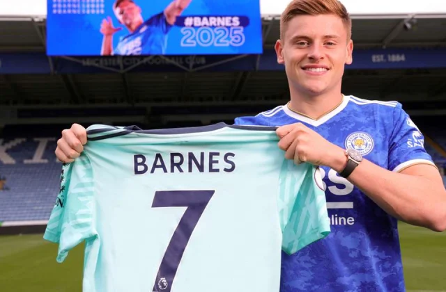 Rising star Barnes secures new four-year contract at Leicester