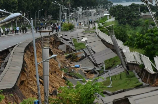 The Corniche de Brazzaville road was reopened
