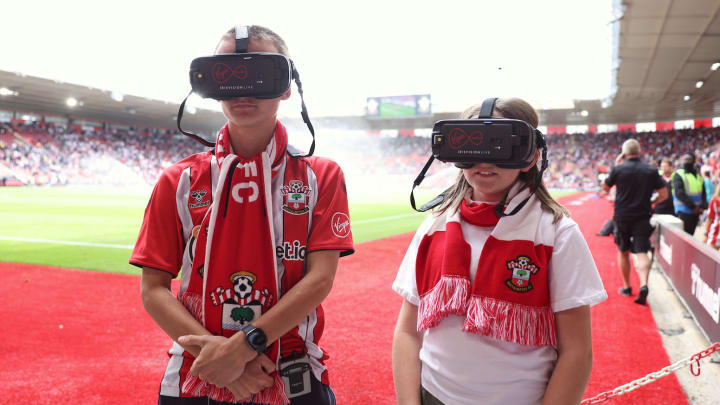 Two young Southampton fans see their team like never before