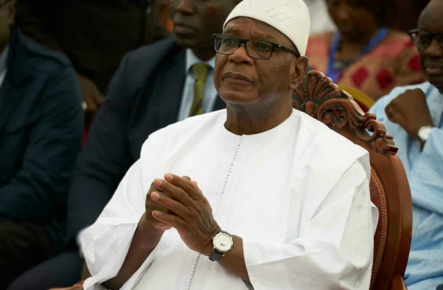 a year after the coup, what happens to Ibrahim Boubacar Keïta?