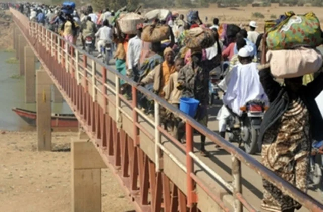 almost 11,000 new refugees in Chad