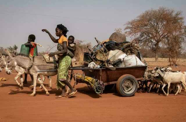 more than a thousand displaced after attacks by