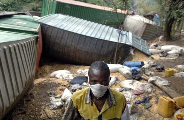 At least 60 people were killed when the train derailed in DR Congo