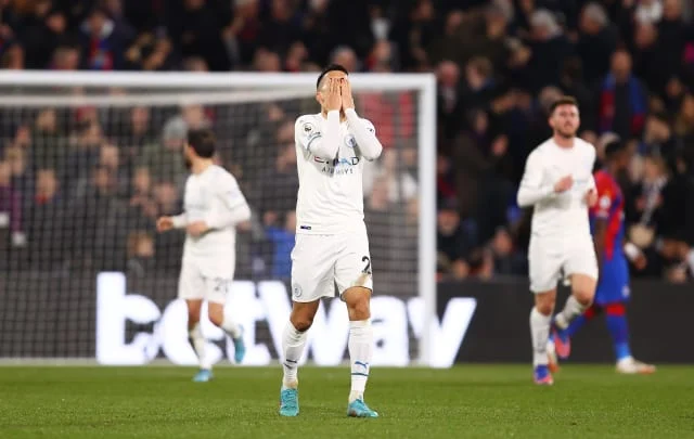 Player score as wasteful City held at Selhurst Park