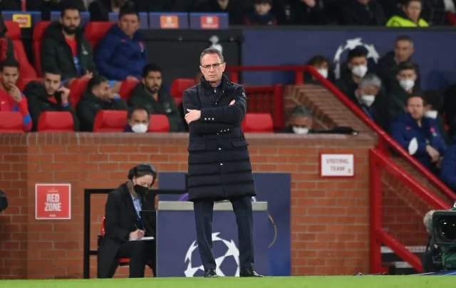 Ralf Rangnick criticizes referee efficiency after Man Utd left the Champions League
