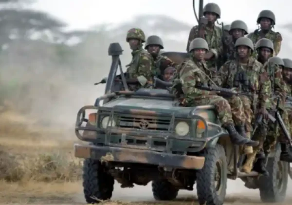 Roadside blast kills 9 Kenyan troopers in Somalia
