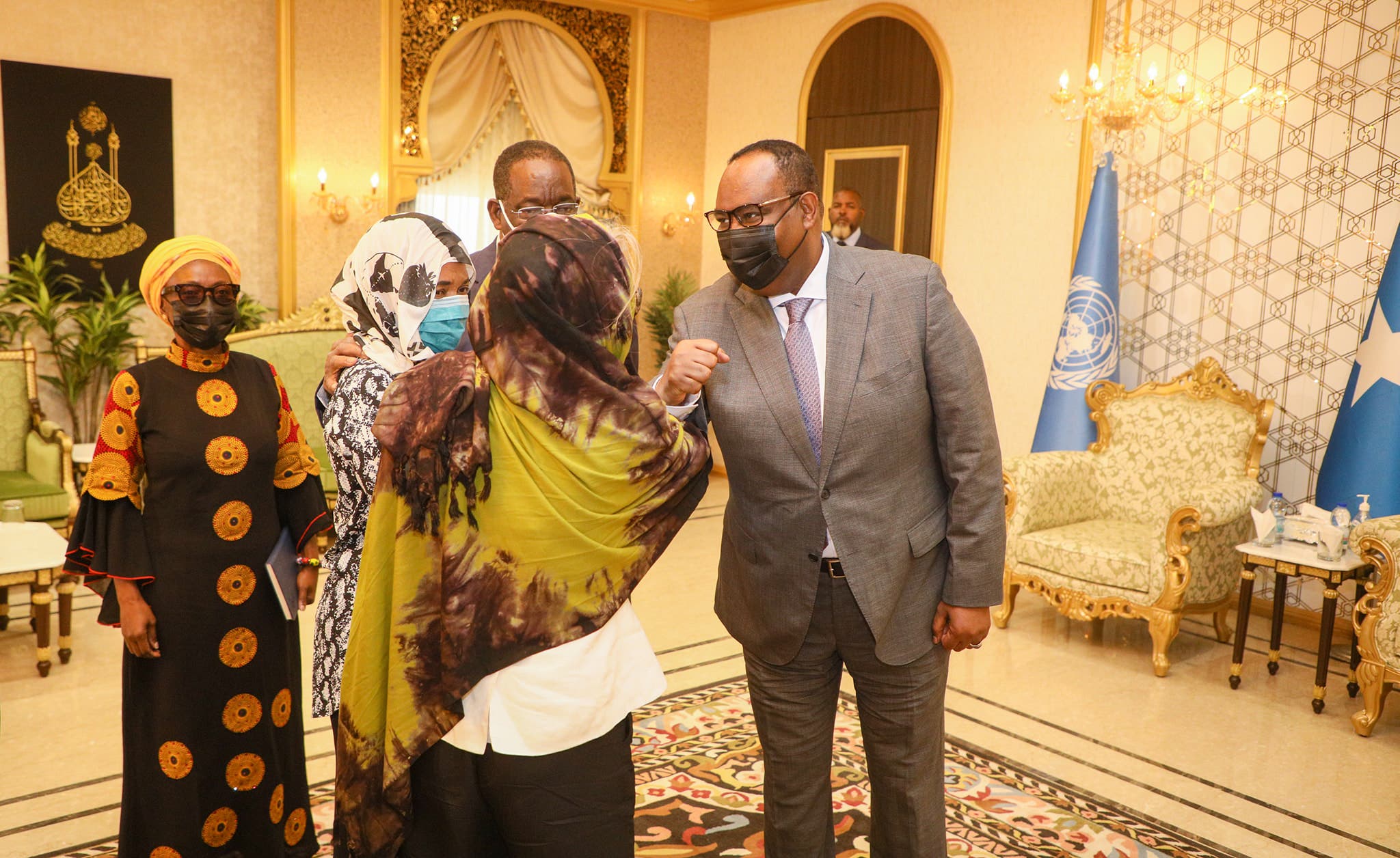 Sawirro: Maxay DENI kala hadleen wafdigii maanta