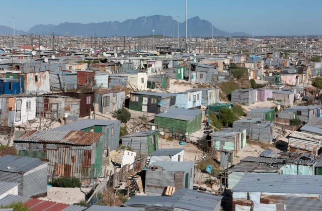 The water chooses where it will flow in Cape Town