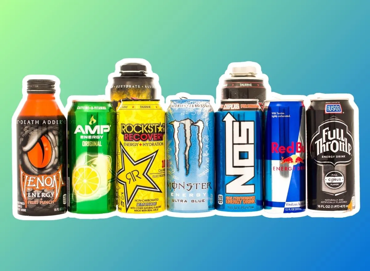 13 Energy Drinks With the Most Sugar—Ranked!