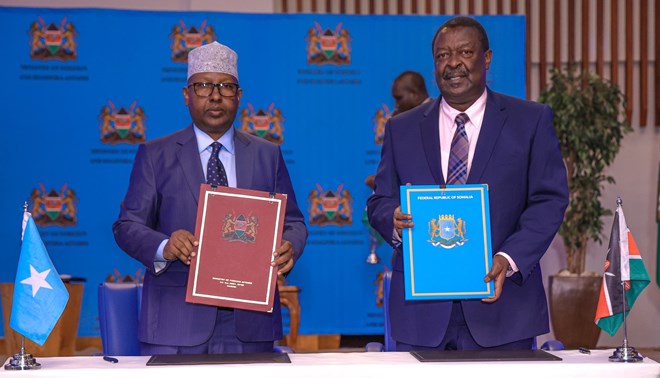 Kenya, Somalia sign deal on collaboration in political consultations, education, defence