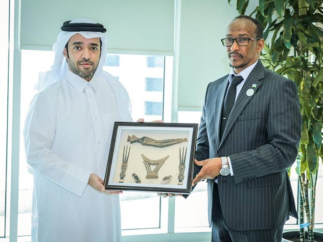 Qatar tourism chairman meets minister of commerce and tourism of Djibouti