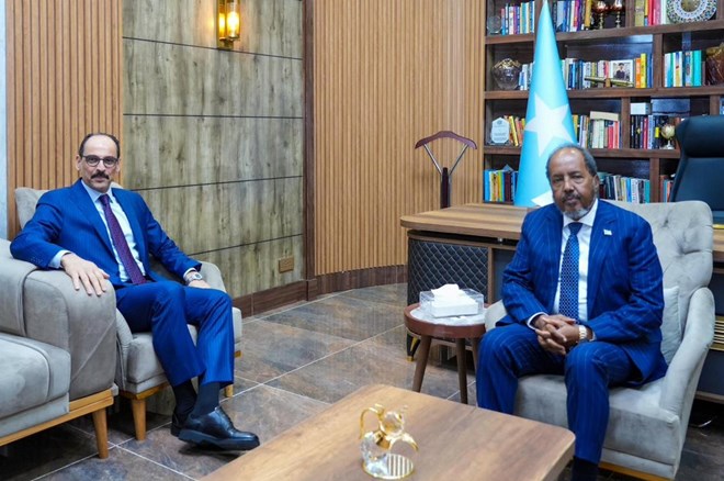 Turkish spy chief Kalın holds meeting with Somali president