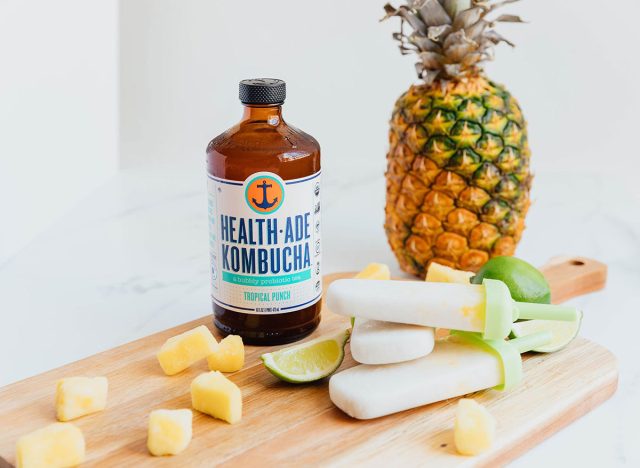 kombucha pina colada popsicles