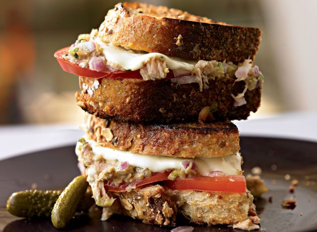 healthy italian tuna melt