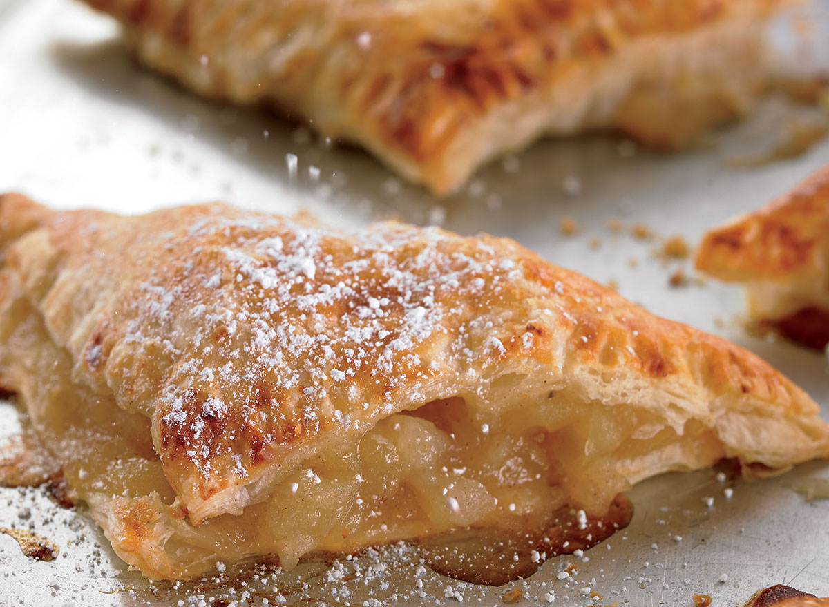 low calorie crispy apple turnover