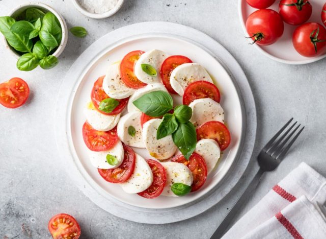 tomato and mozzarella salad