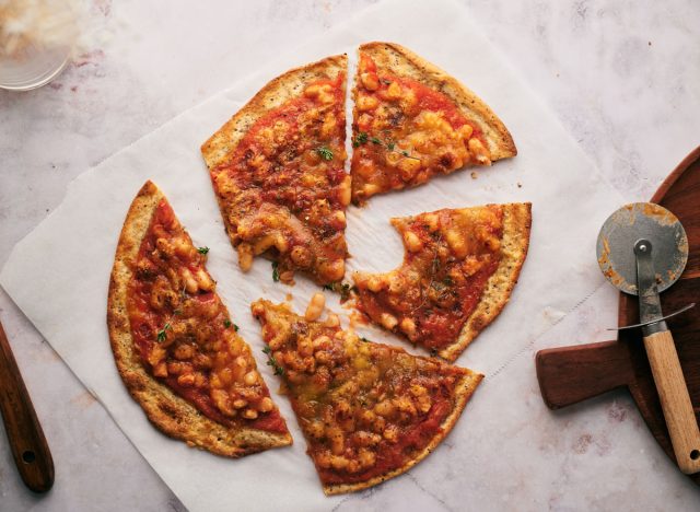 baked bean pizza