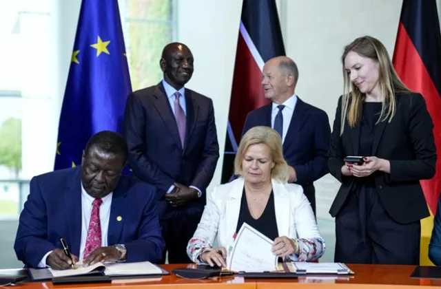 Germany and Kenya Ink Deal to Attract Skilled Workers and Address Labor Shortages
