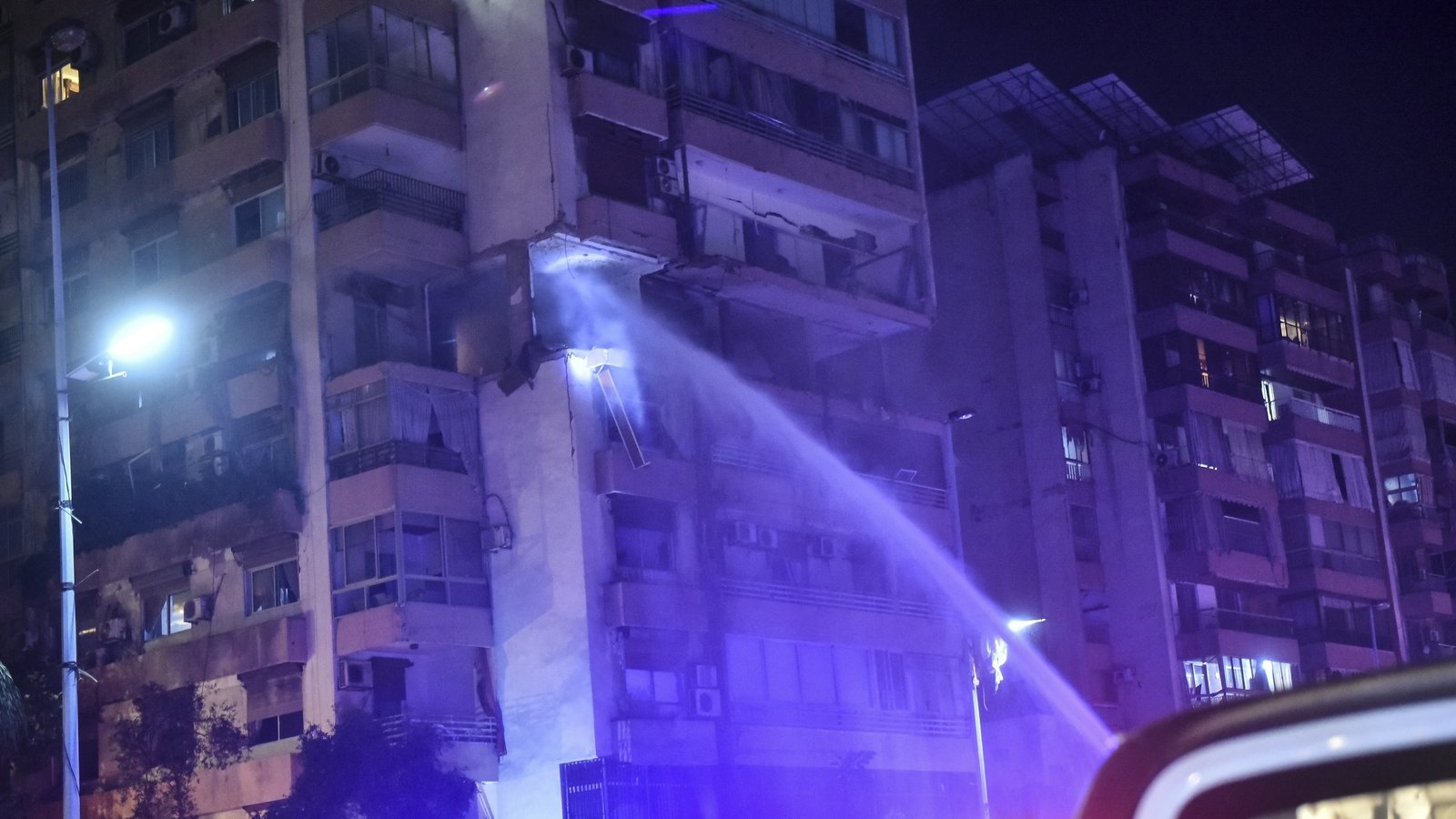 Apartment building in Beirut hit as Israel widens air campaign