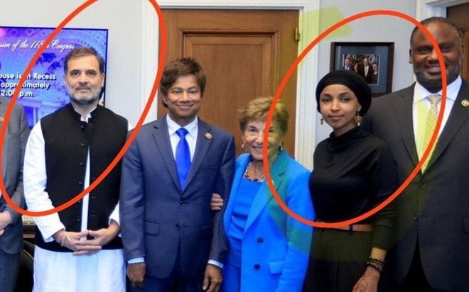 Ilhan Omar’s meeting with Rahul Gandhi triggers backlash from Modi’s BJP over Kashmir criticism