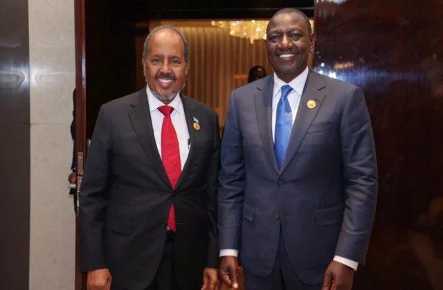 Ruto Meets with the President of Somalia Amid Rising Terrorism Threat from Al Shabaab Militants